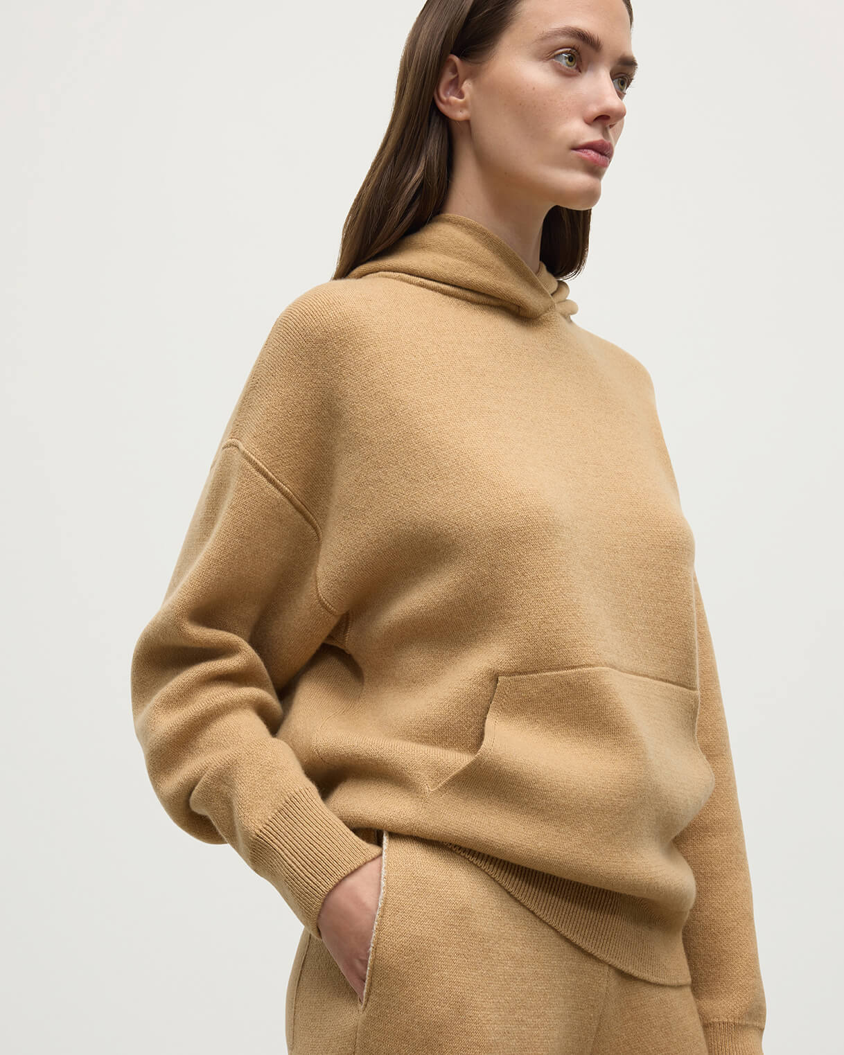 Double-Face Camel Hoodie - 5
