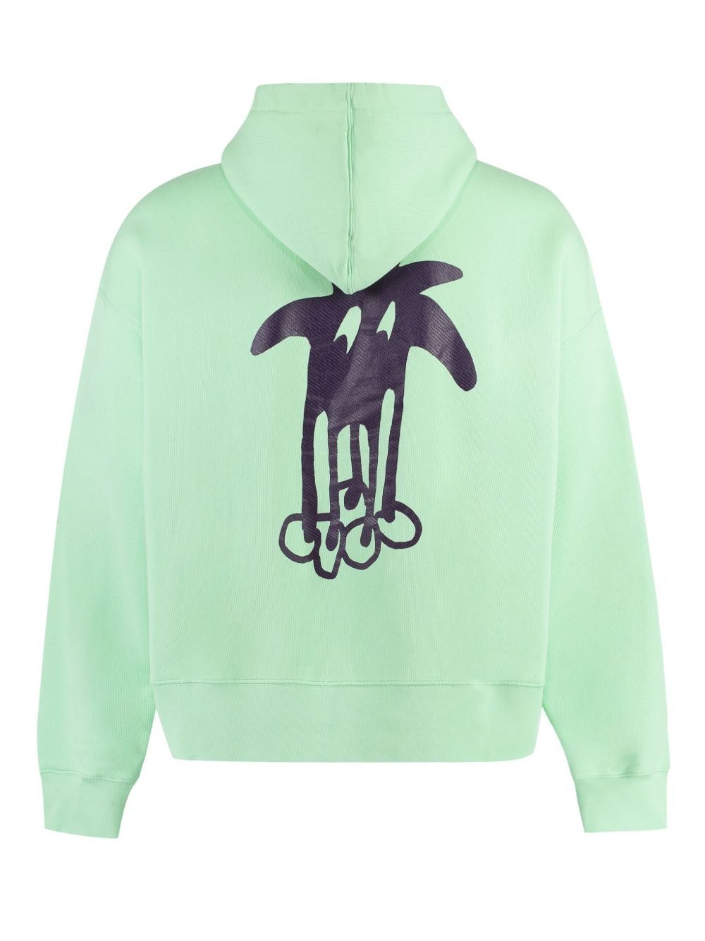 Douby logo-print cotton hoodie - 4