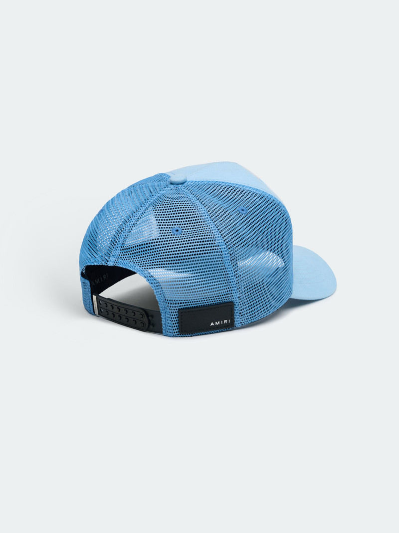 STAGGERED AMIRI LOGO TRUCKER 3