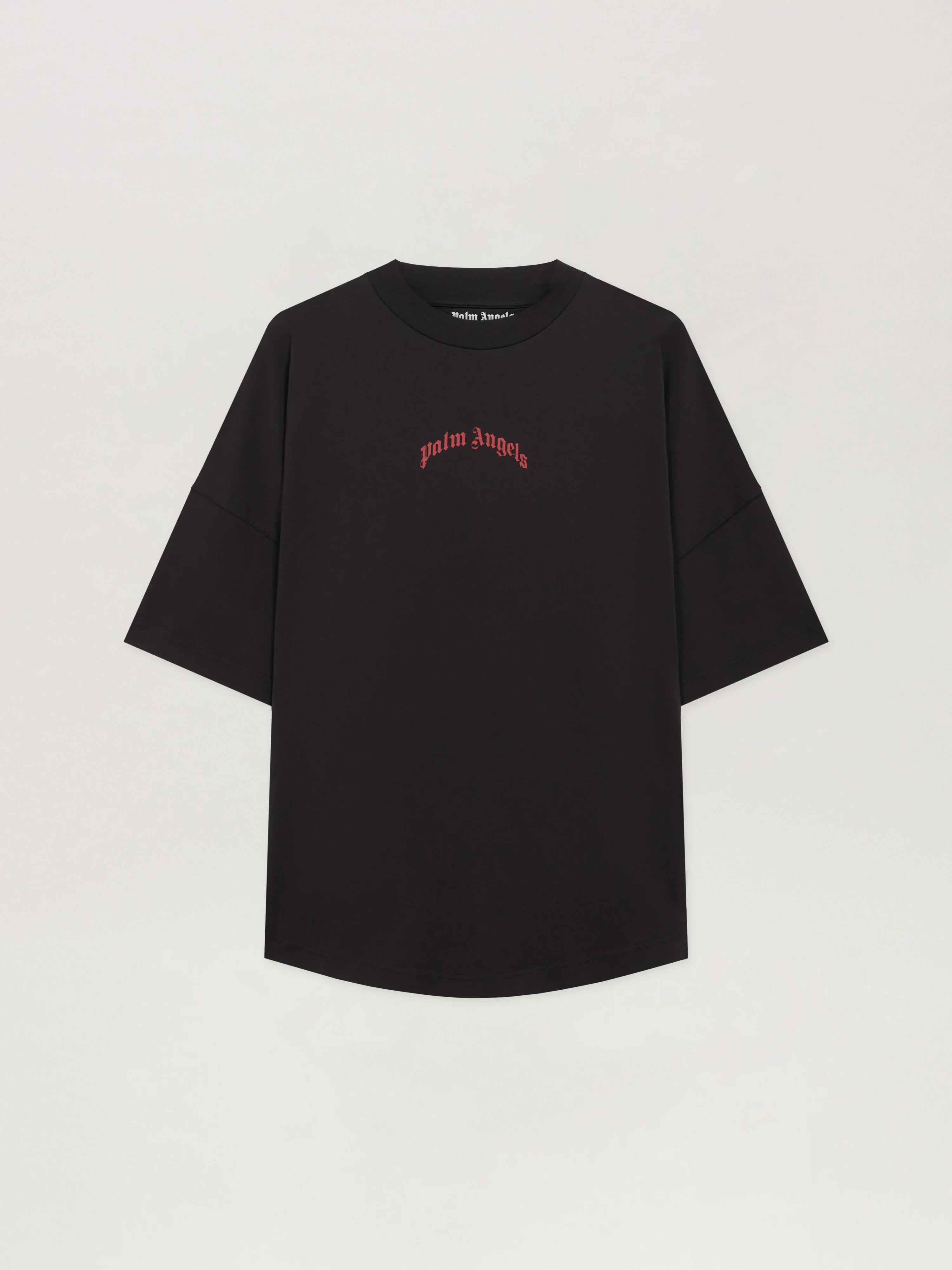 Curved Logo Over T-shirt - 1