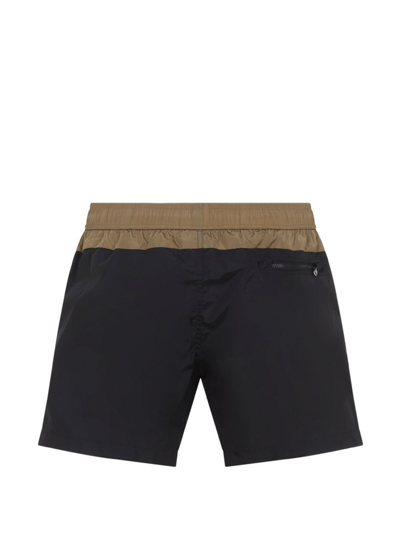 Moncler two-tone swim shorts outlook