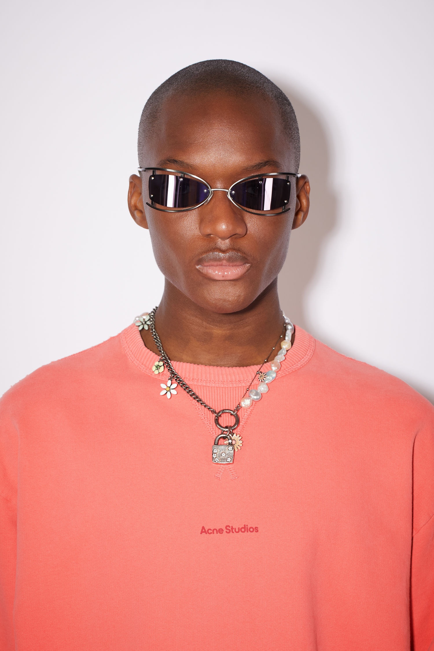 Crew neck sweatshirt - Salmon pink - 5