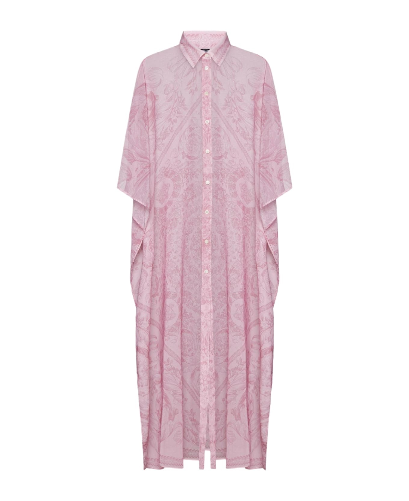 【Versace】Barocco シフォンカフタン Barocco Foulard Double-Face Comforter Print | VERSACE US