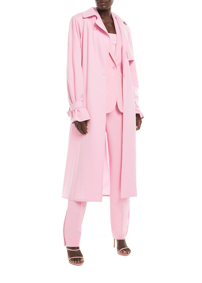 LAPOINTE Wool Belted Trench Coat outlook