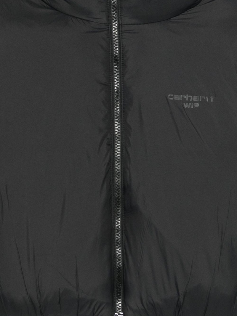 padded logo-print jacket 3