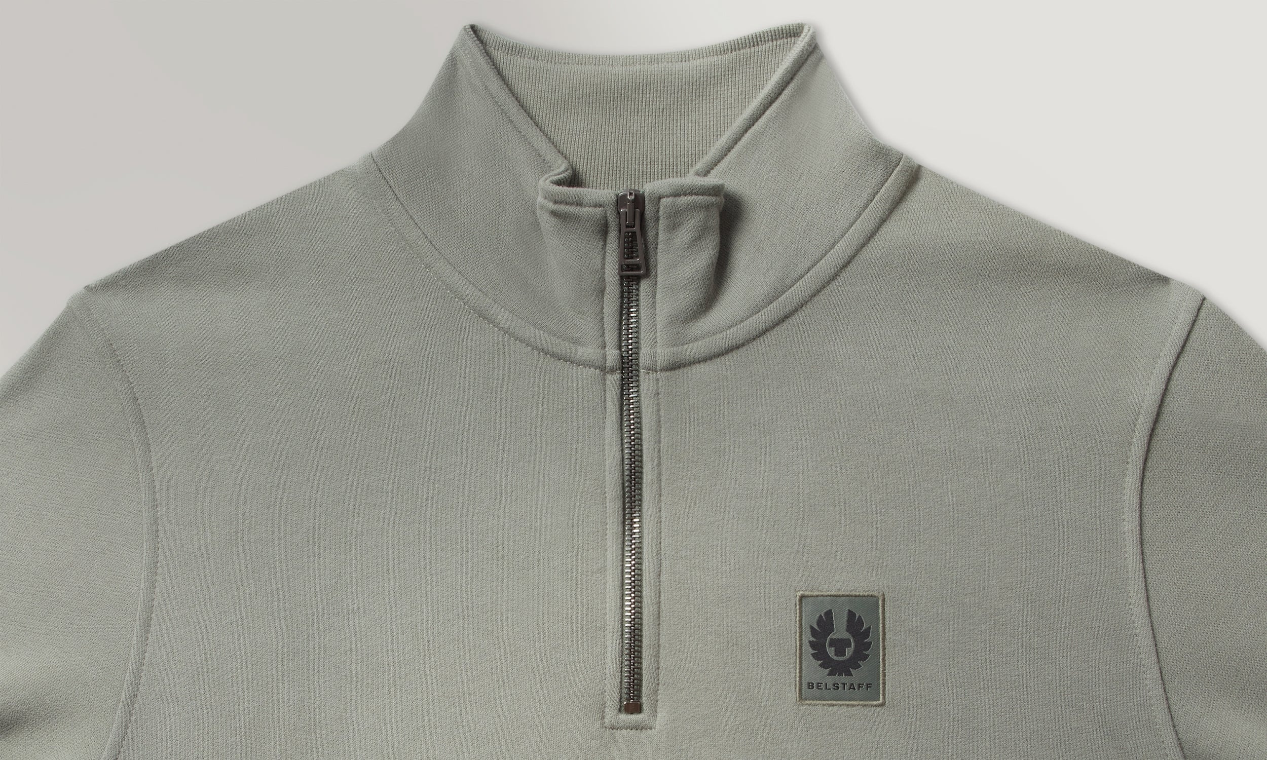 BELSTAFF QUARTER ZIP SWEATSHIRT - 3