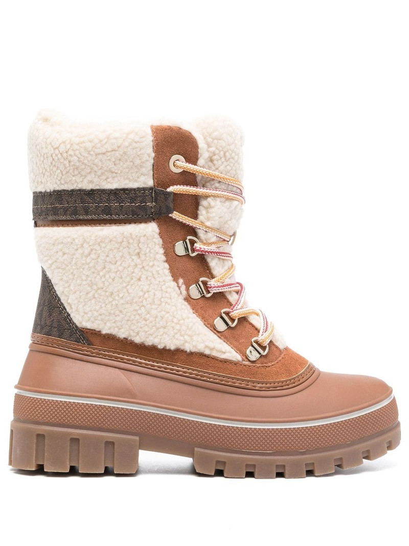 Ozzie faux-shearling trim boots 1