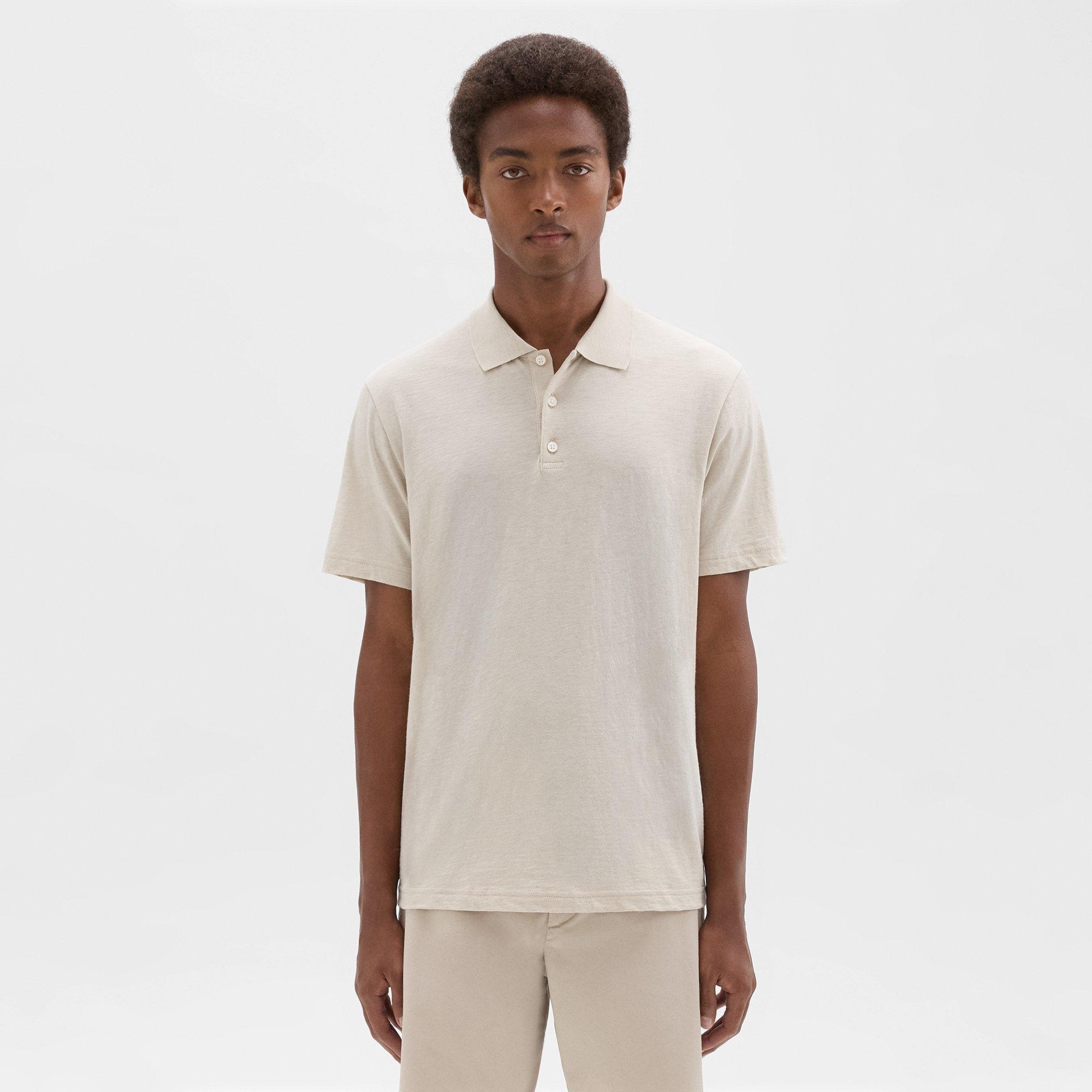 Bron Polo Shirt in Cosmos Slub Cotton - 2