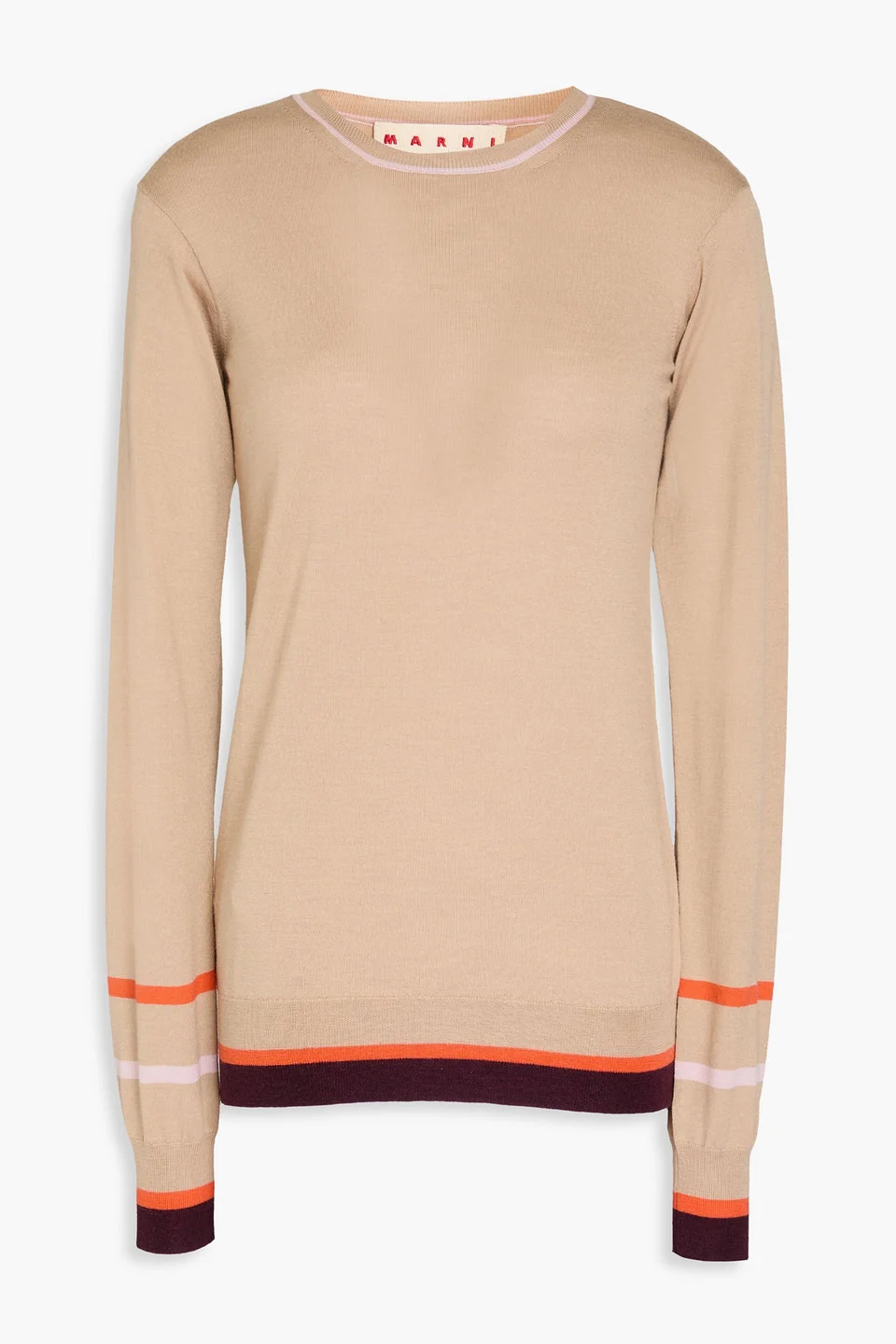 Wool and silk-blend sweater - 1