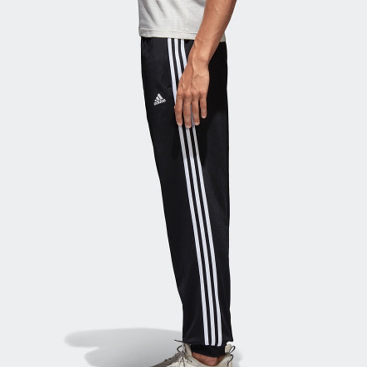 adidas adidas Sports Side Stripes Stylish Knit Long Pants 'Black