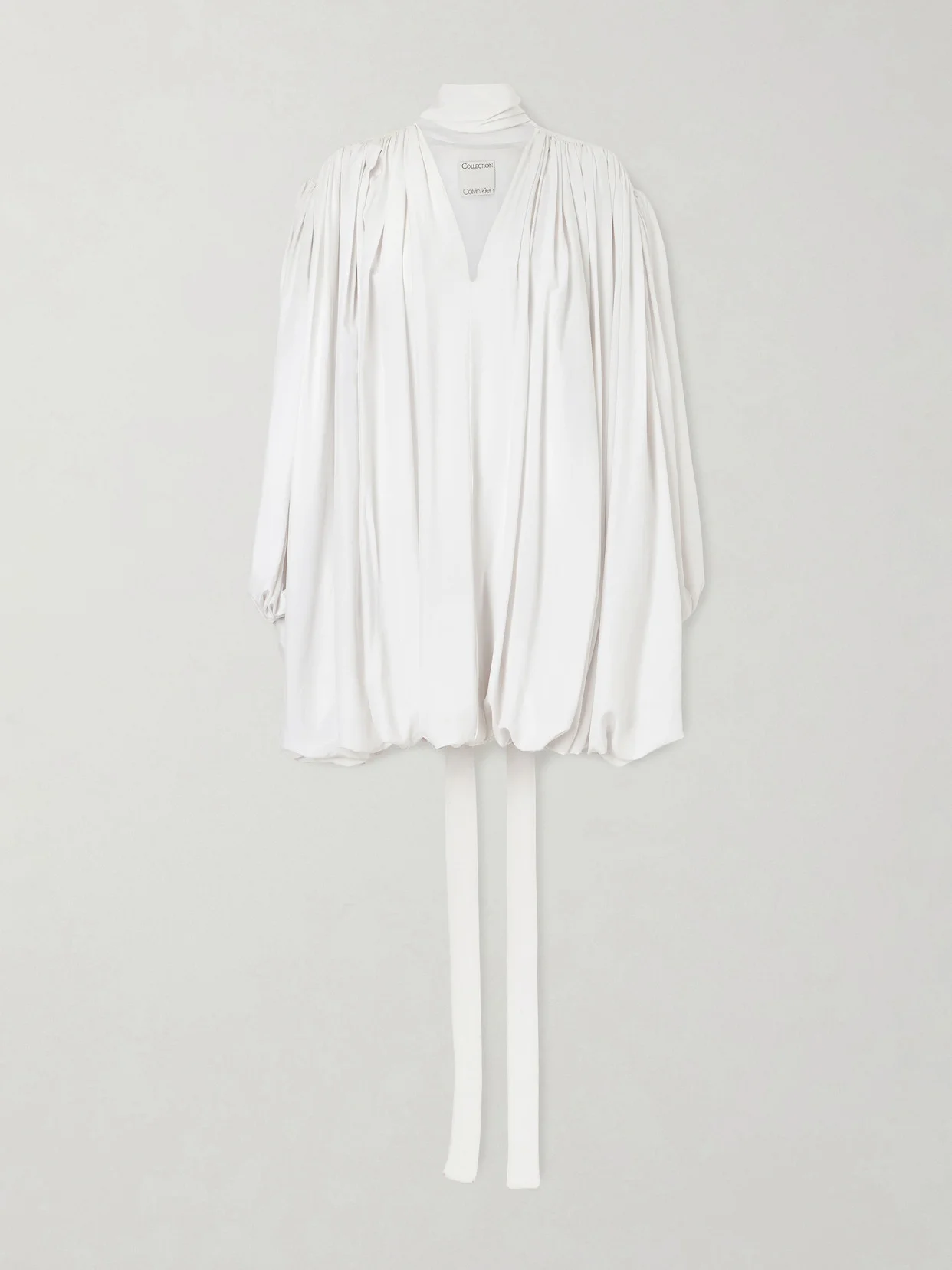 Allegra Belted Silk Crepe De Chine - 1