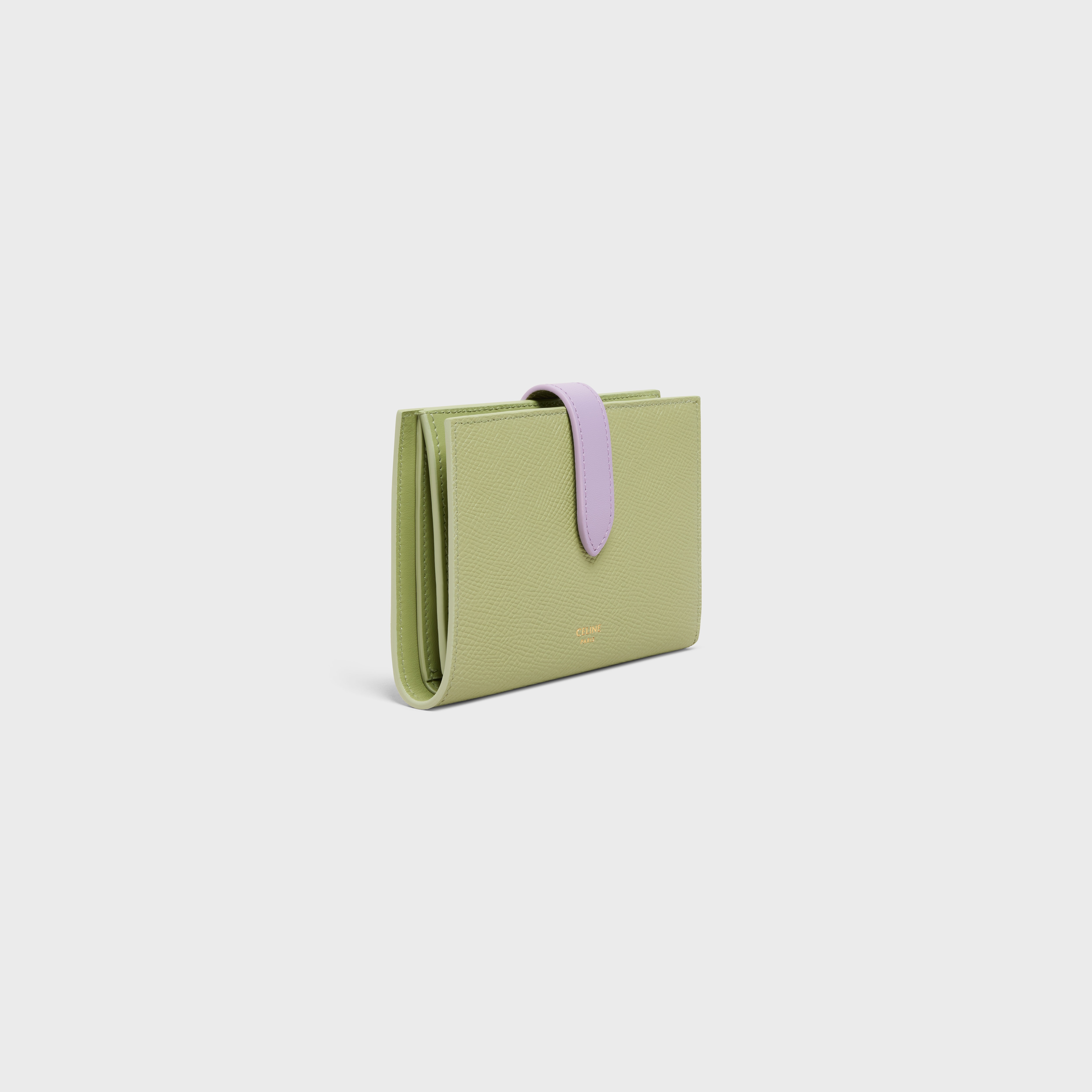 Medium strap wallet in Bicolour Grained Calfskin - 2