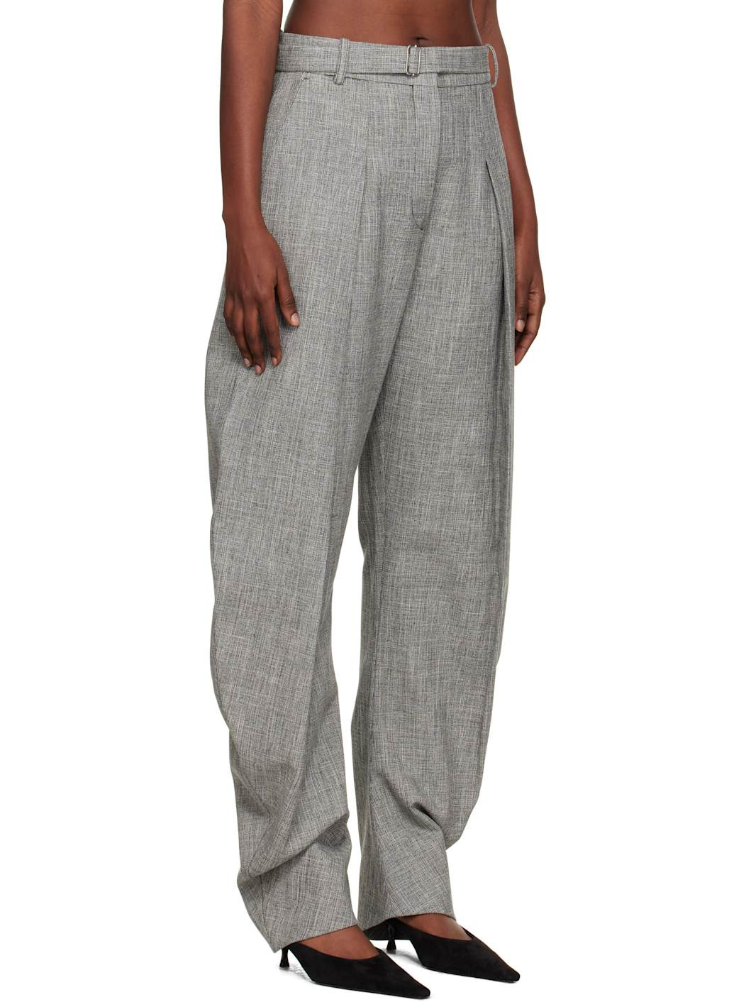 Gray Barrel Trousers - 2