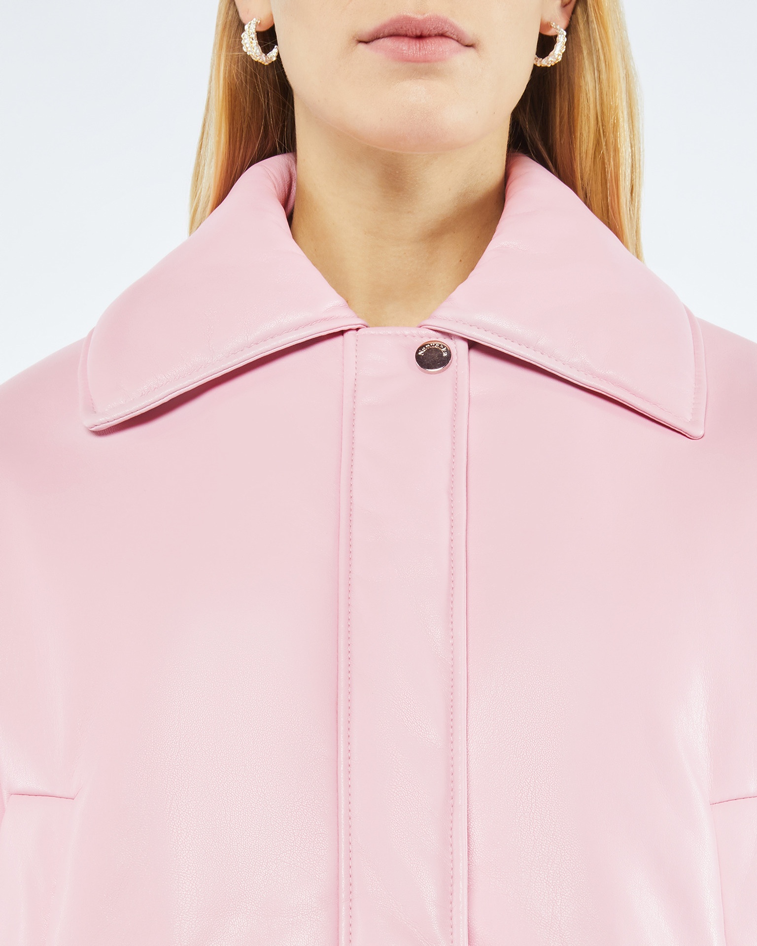 MADEE - OKOBOR™ alt-leather bomber jacket - Pink - 5
