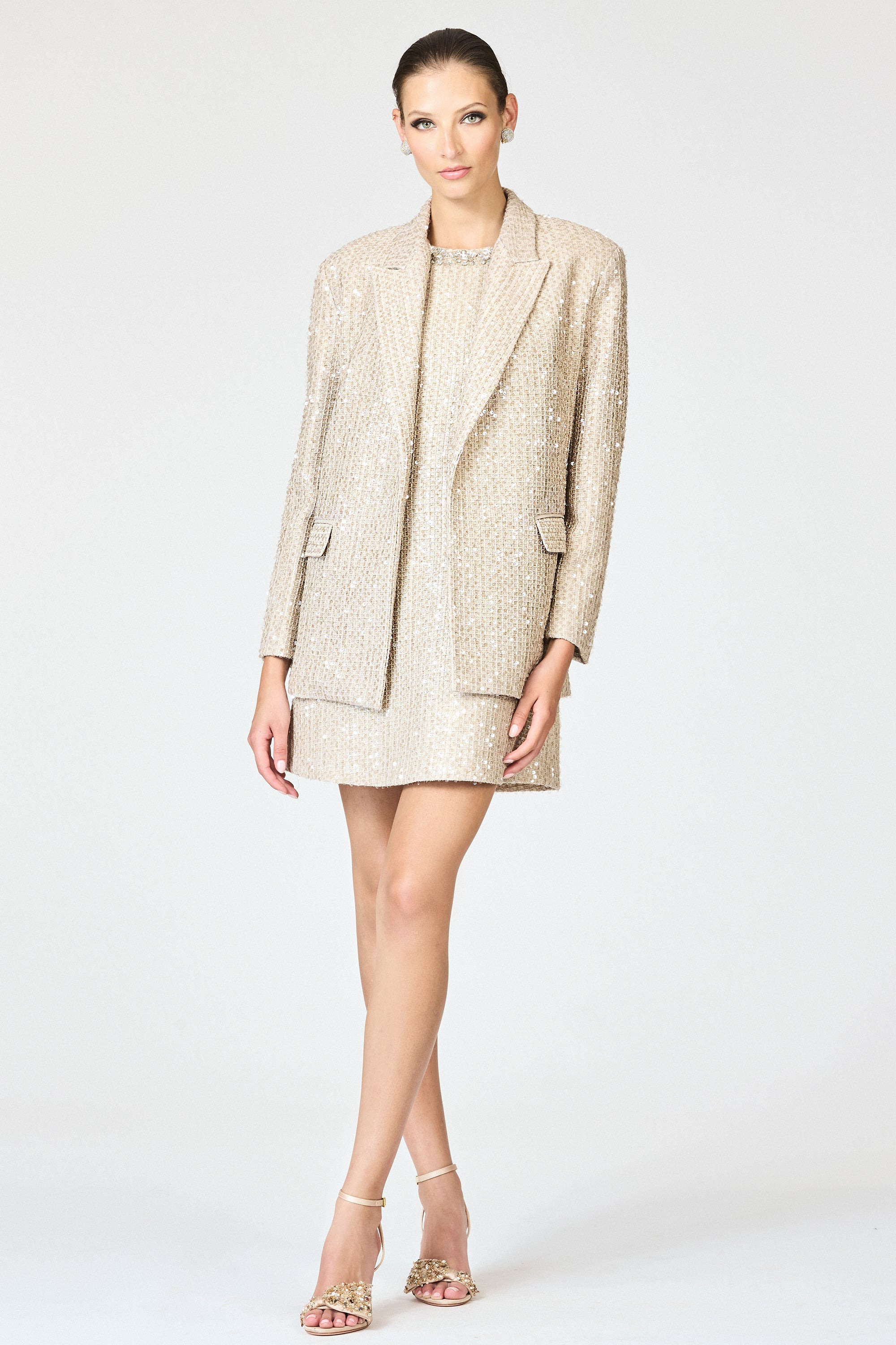 TEDDI BLAZER - DUNE - 3