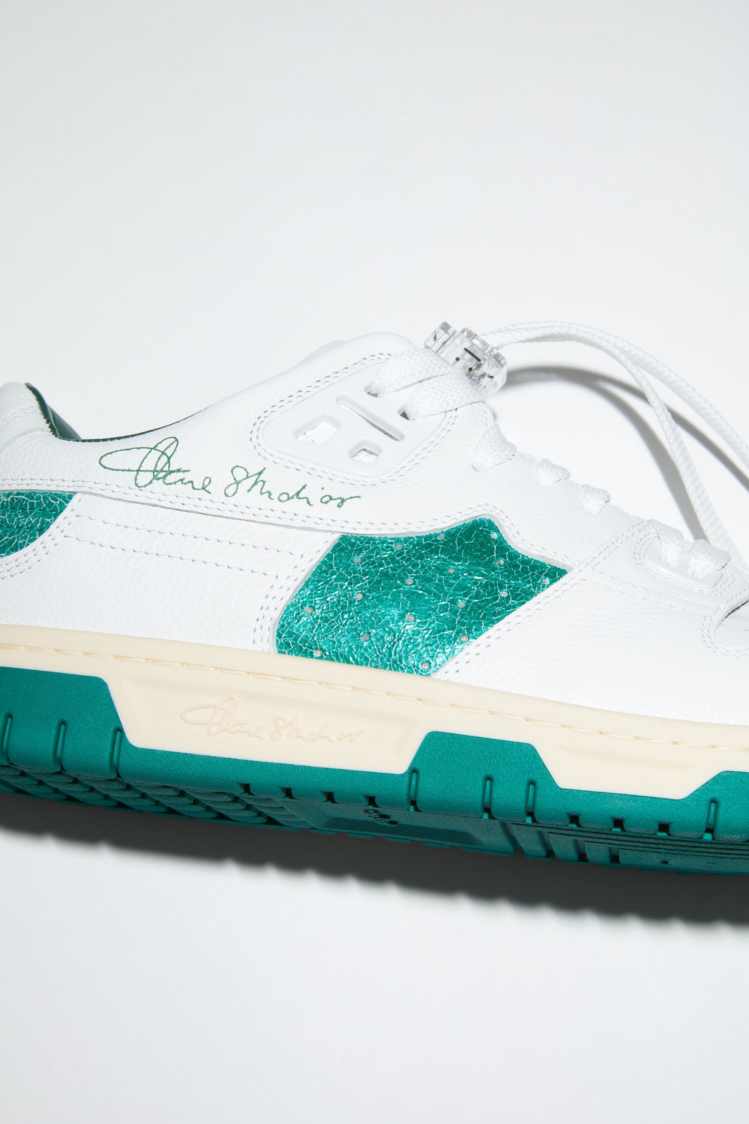 Low top sneakers - White/green - 6