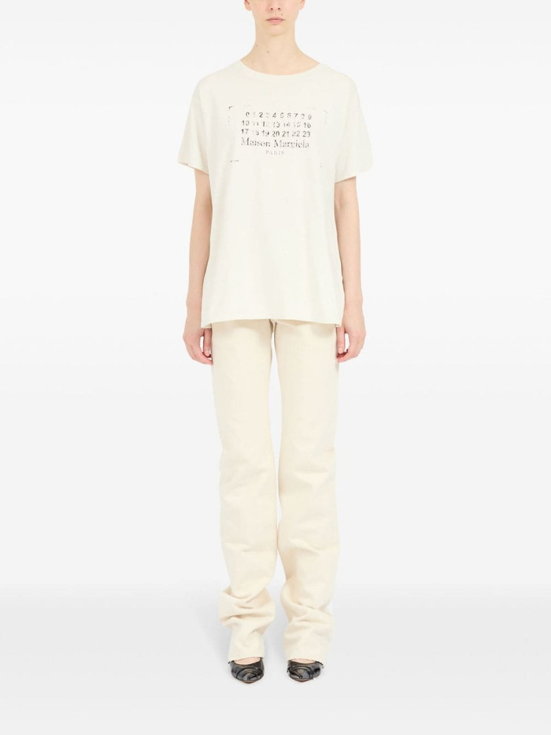 Maison Margiela logo-print cotton T-shirt outlook