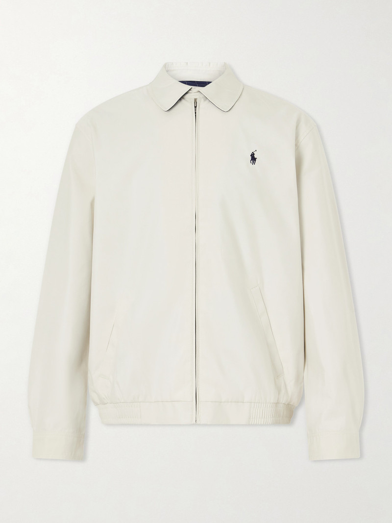 Logo-Embroidered Shell Jacket 1