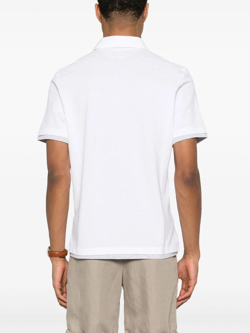 Brunello Cucinelli Brunello Cucinelli Faux-layered Polo Shirt outlook
