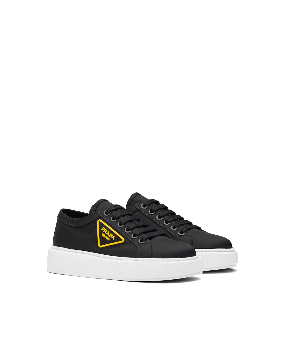 Nylon gabardine sneakers - 1