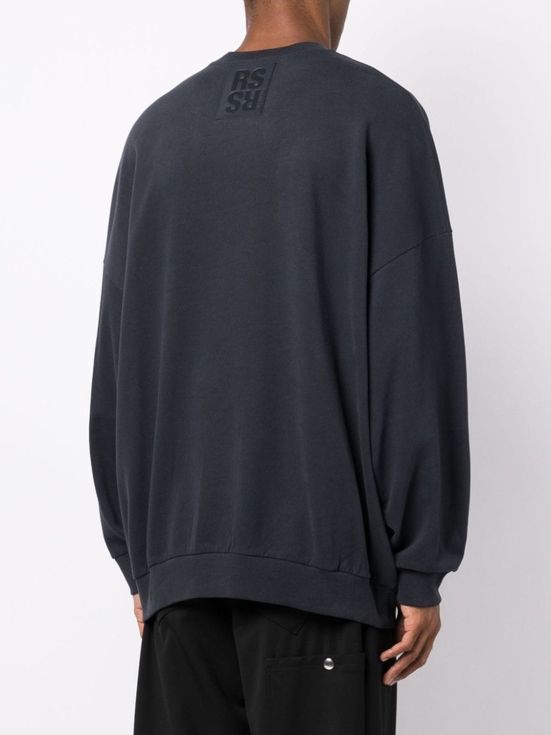 logo-print cotton sweatshirt 4