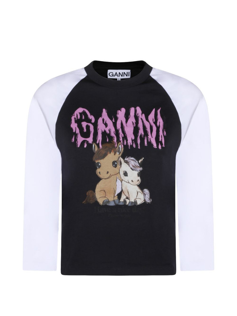 graphic long-sleeve T-shirt 1