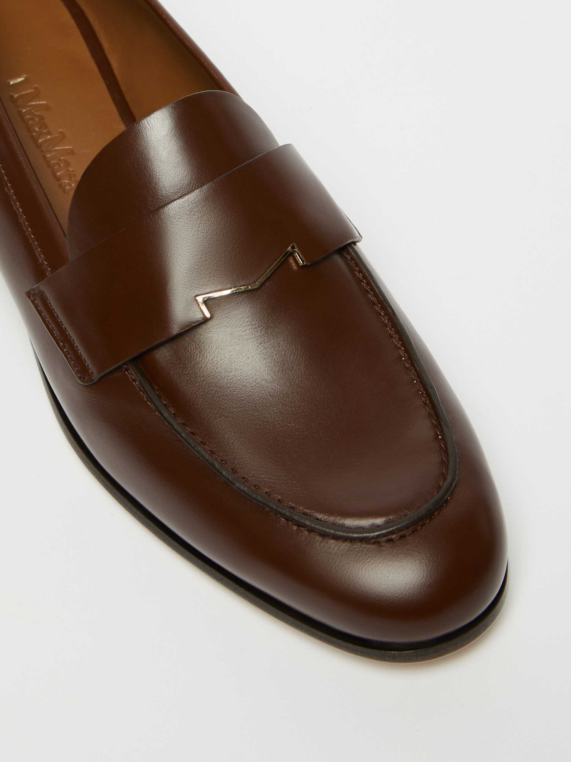 REGENTMOC Semi-glossy leather moccasins - 4