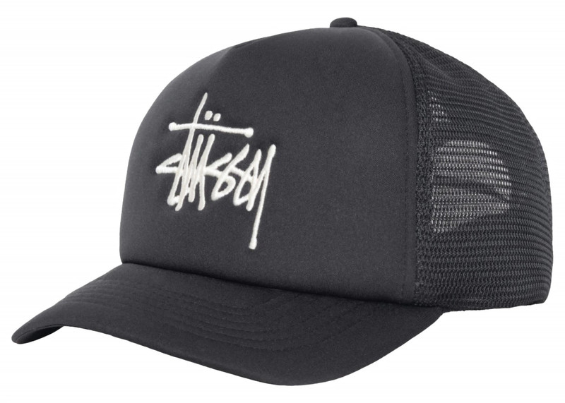 Stüssy Stussy Trucker Big Basic Snapback Black outlook
