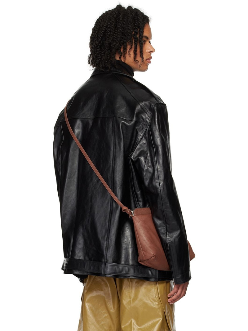 Black Porterville Jumbo Luke Stooges Leather Jacket 3
