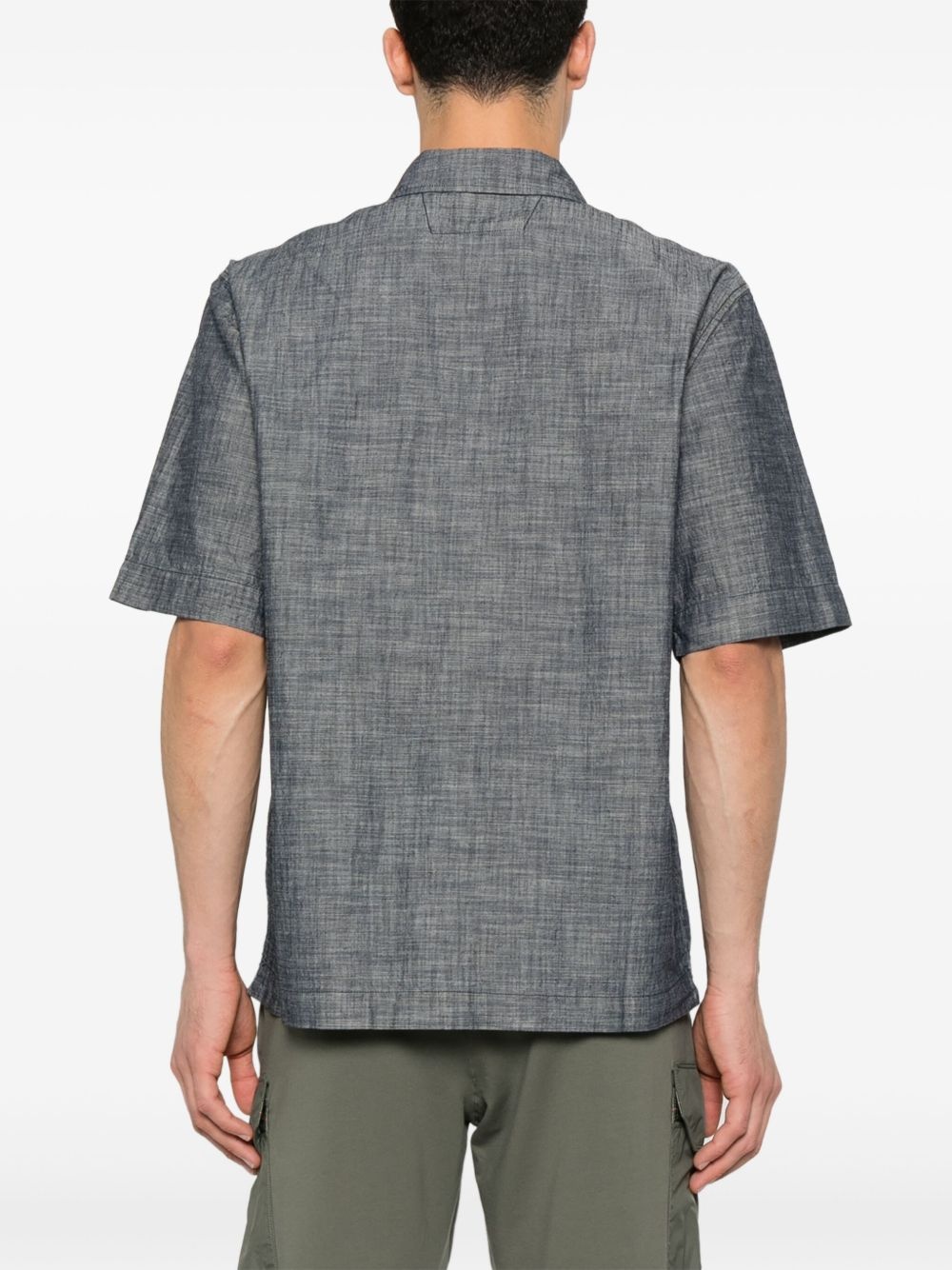 logo-patch shirt - 4