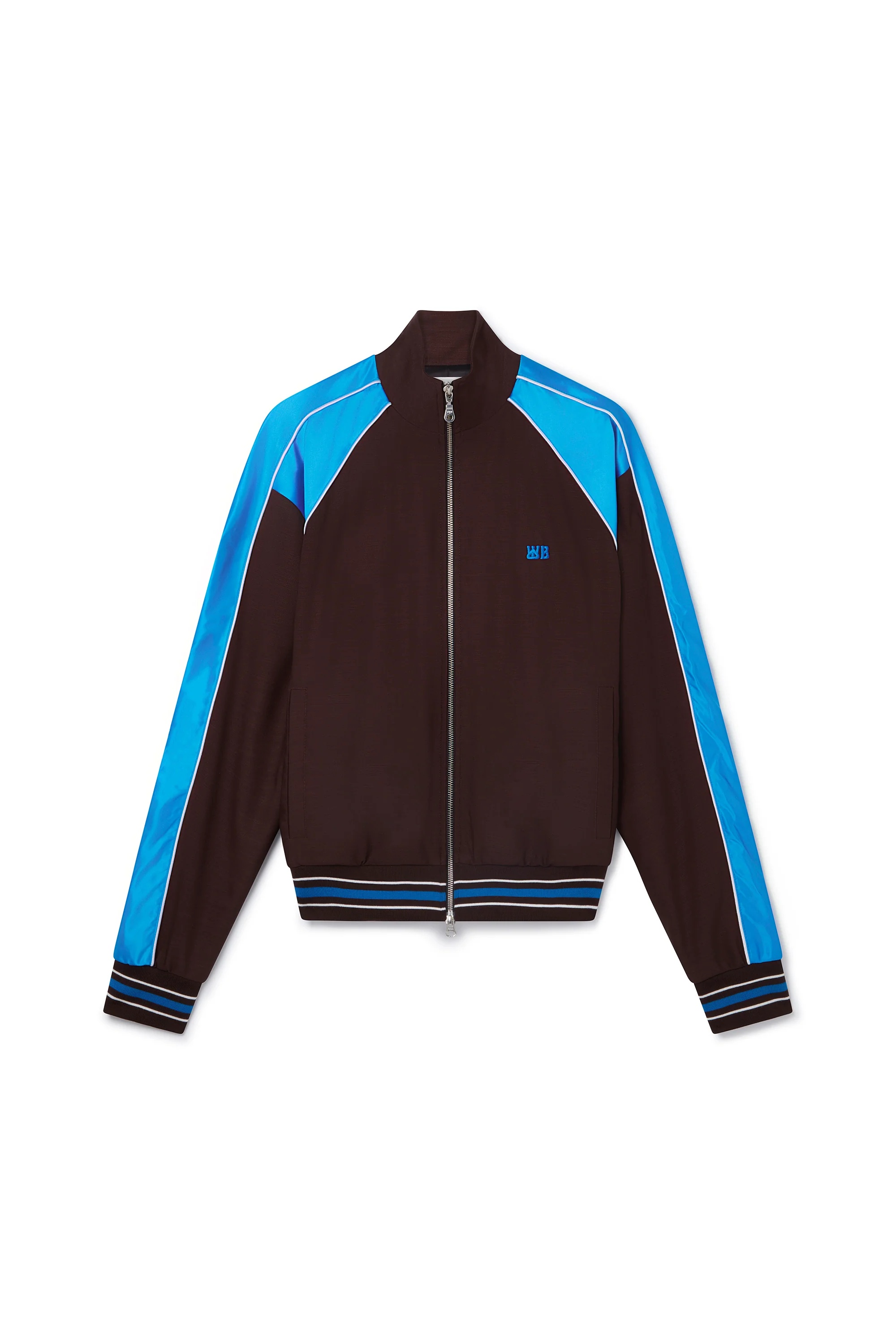 Wales Bonner Courage Zip-Up Jacket Brown - 1