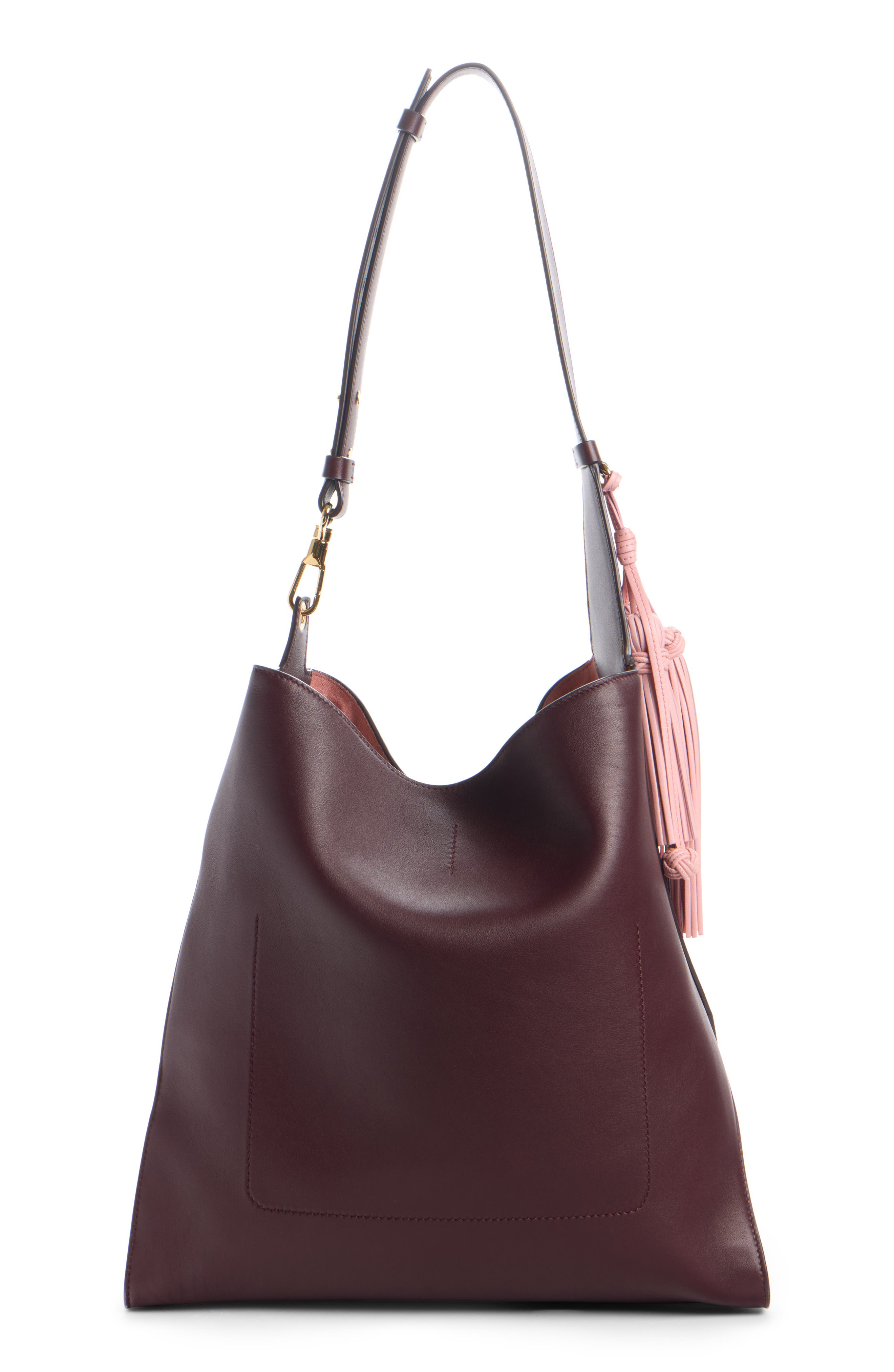 Givenchy Medium Day Leather Hobo Bag in Burgundy at Nordstrom - 3
