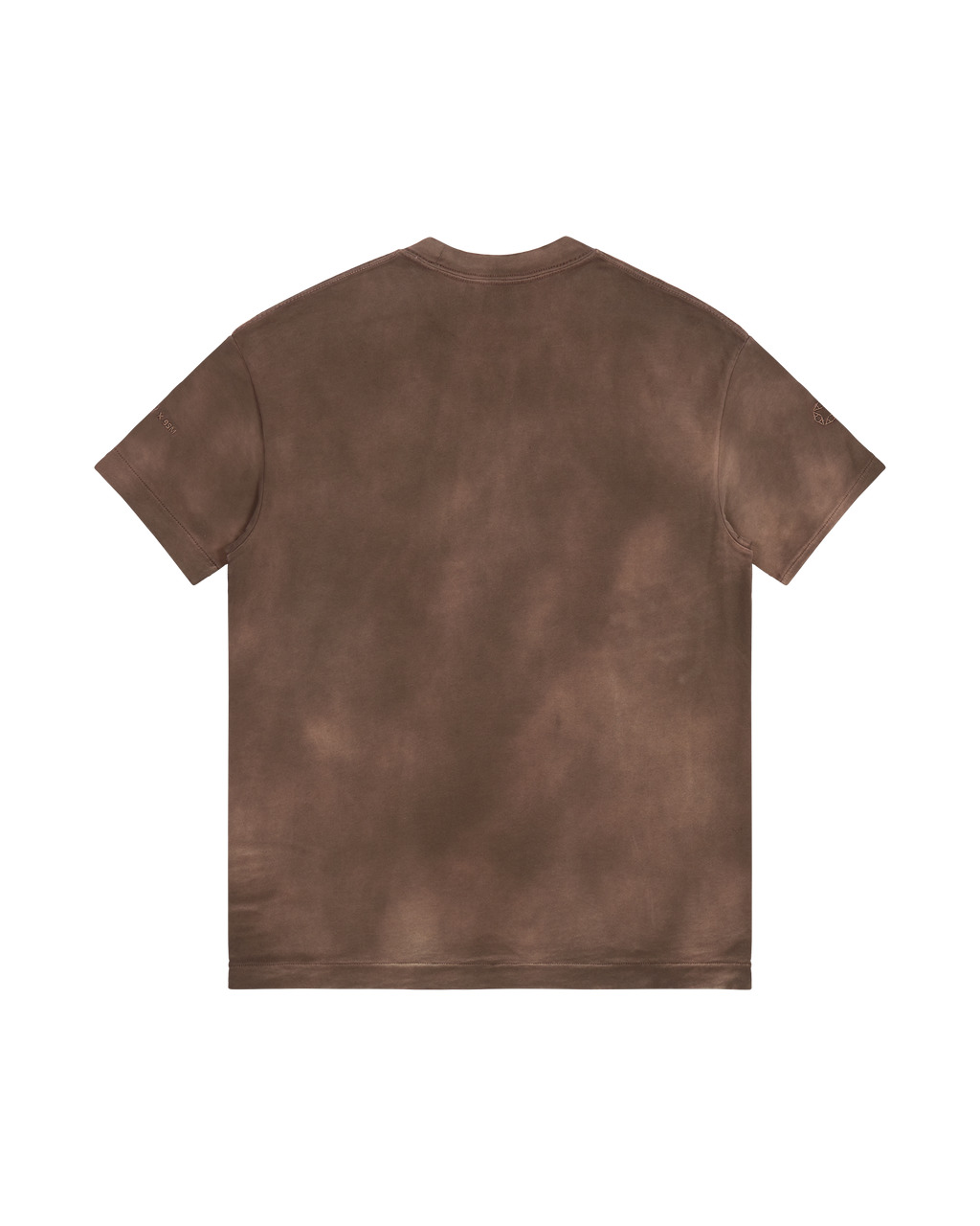 BROWN GARMENT DYE T-SHIRT - 2