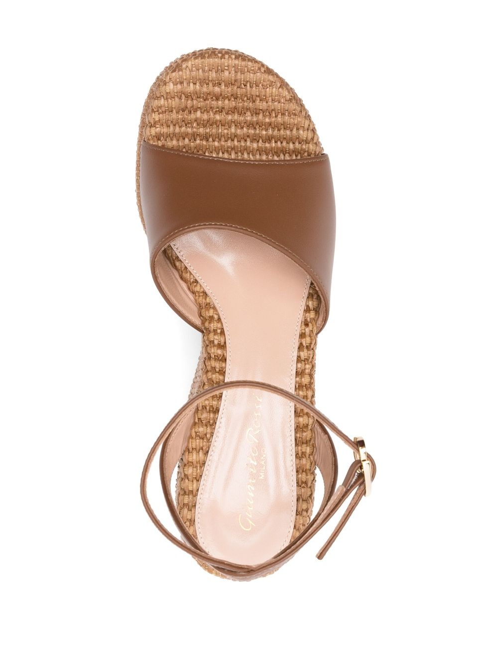 110mm leather sandals - 4