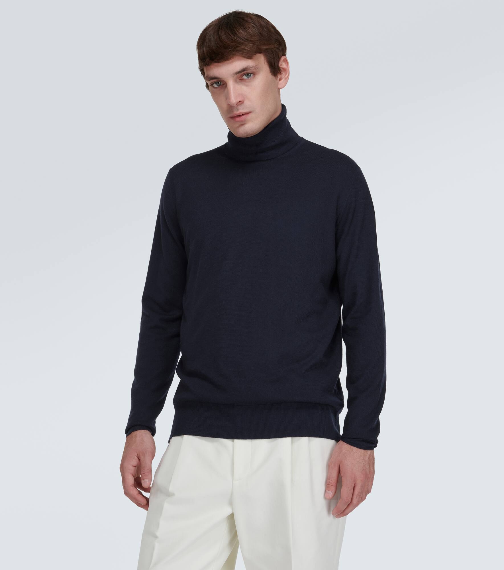 Cashmere turtleneck sweater - 3