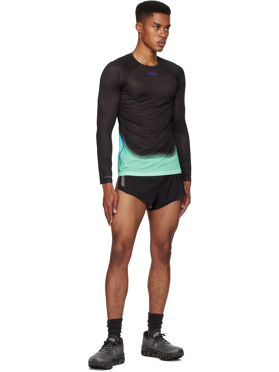 Black & Blue Race Base Layer T-shirt - 4