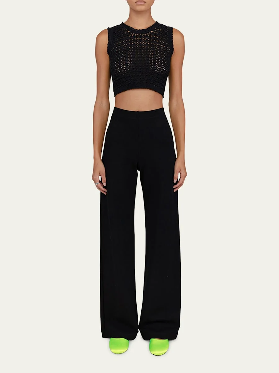 Rio Wide-Leg Ponte Pants - 1