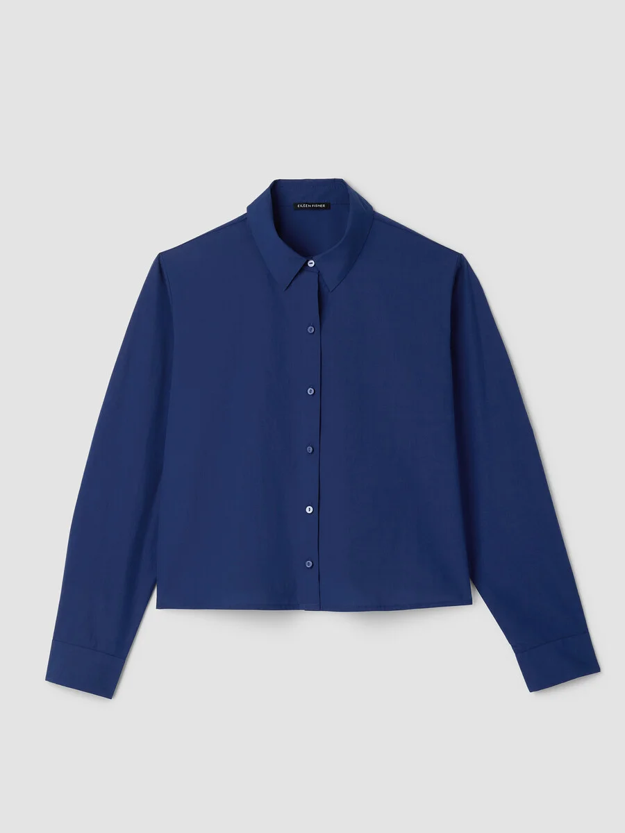 Organic Cotton Poplin Short Shirt - 1