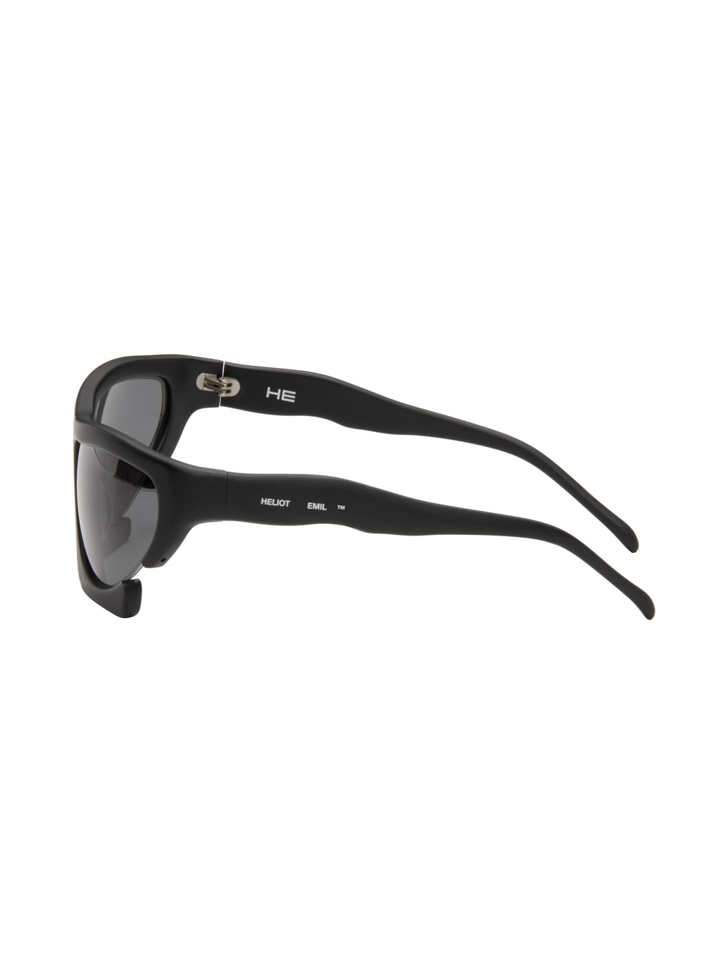 Black Wraparound Sunglasses - 3