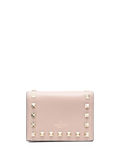 Valentino Rockstud-embellished wallet outlook