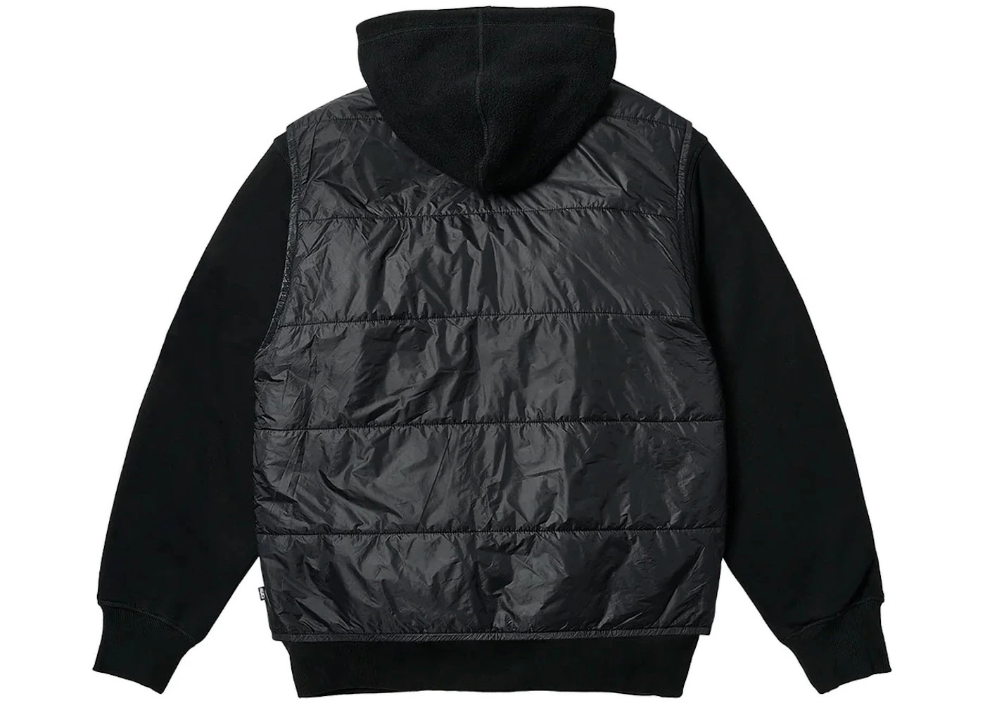 Palace Reversible Vest Hood Black - 2