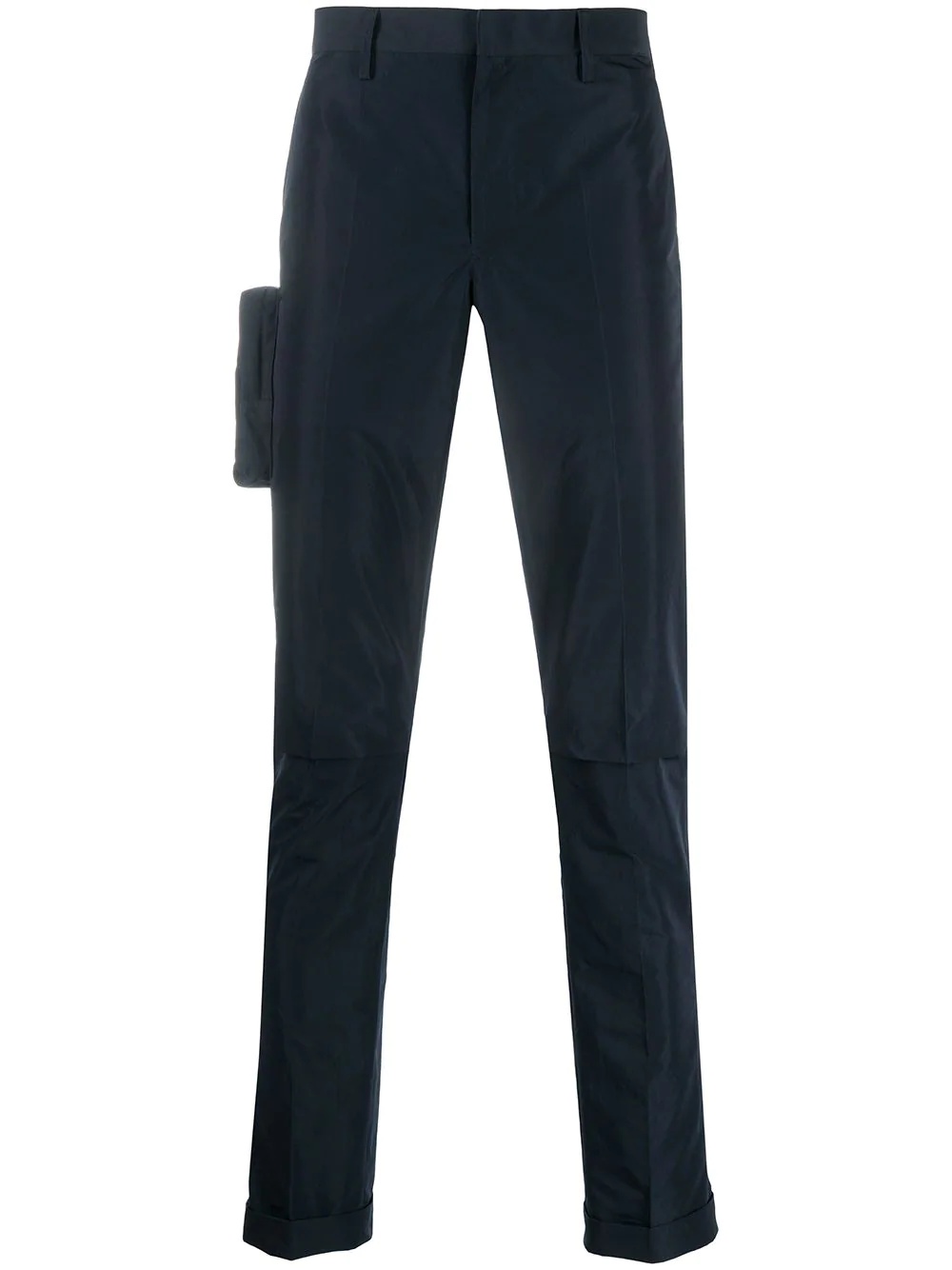 zip pocket skinny trousers - 1