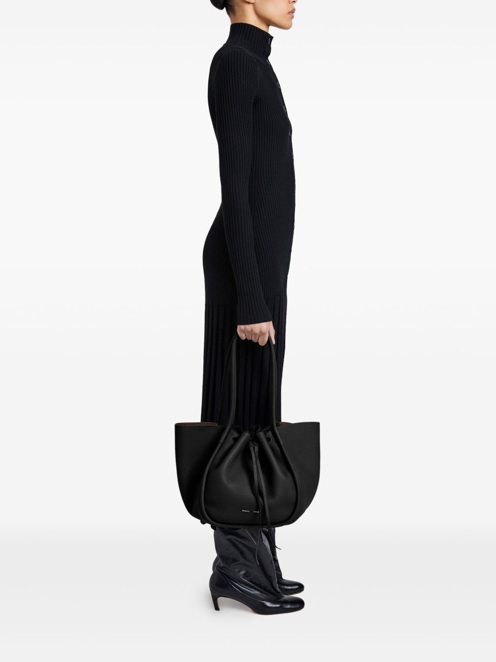 large Ruched tote bag - 3