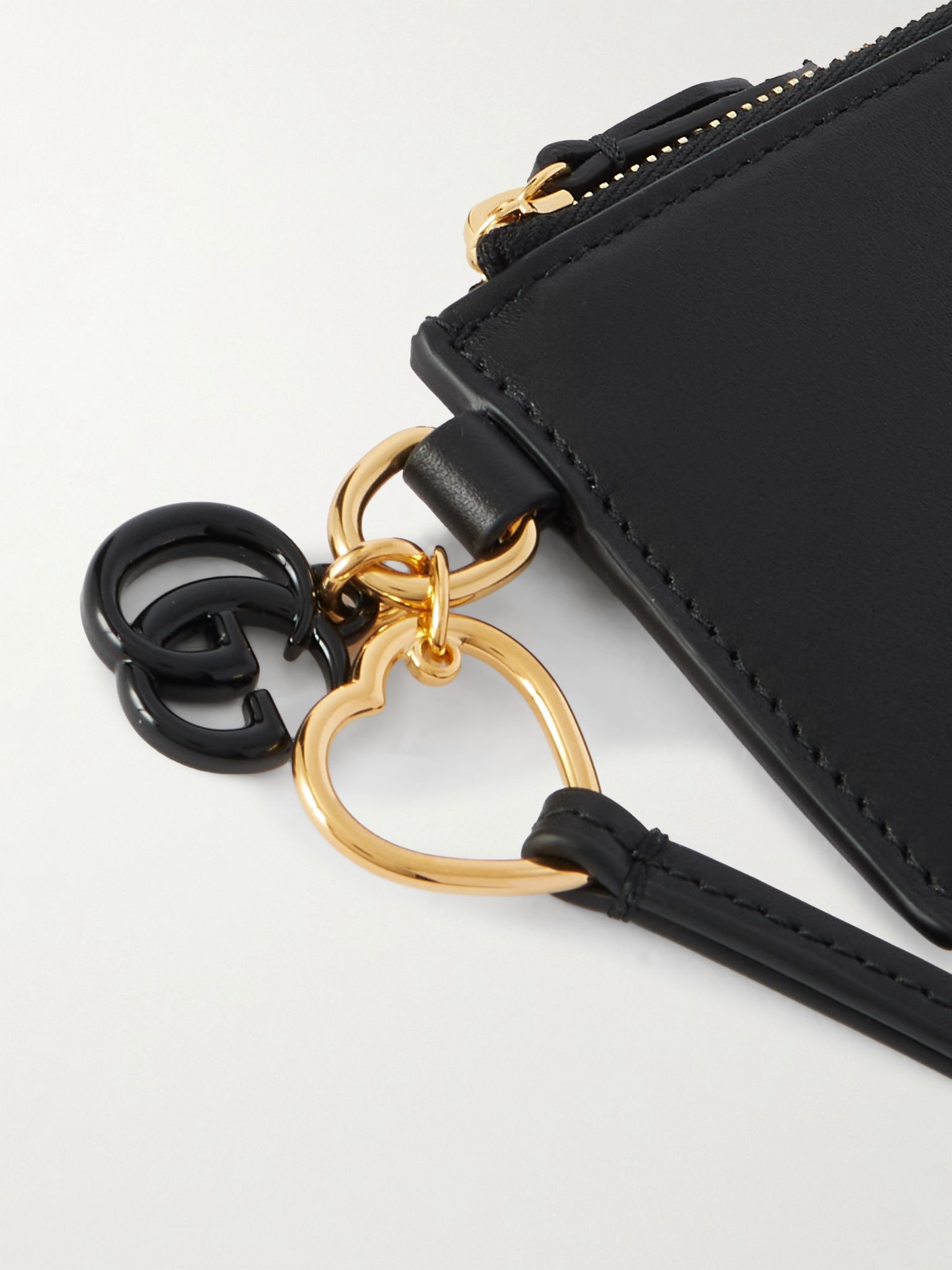 Leather cardholder Black - 4