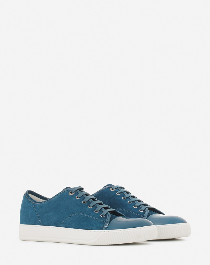 Lanvin DBB1 SNEAKERS IN SUEDE AND PATENT LEATHER outlook