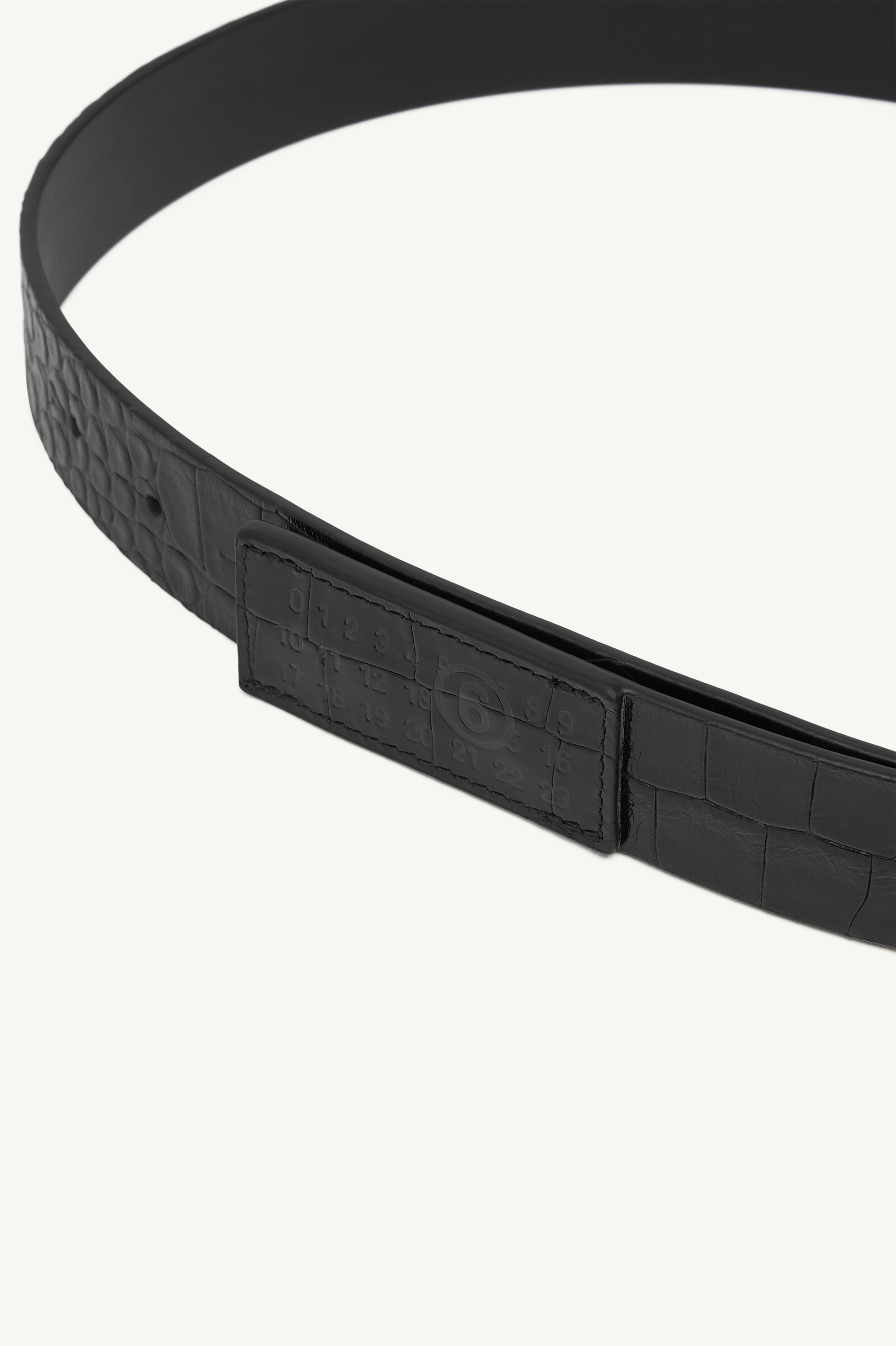 Croc-print belt - 2