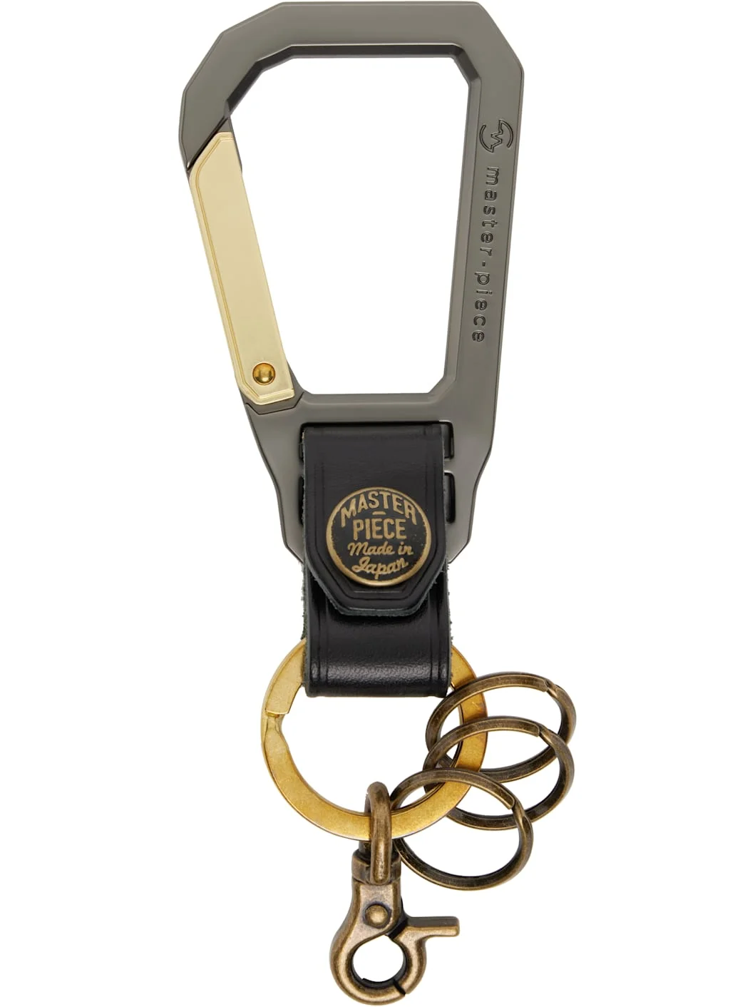 Black Carabiner Keychain - 1