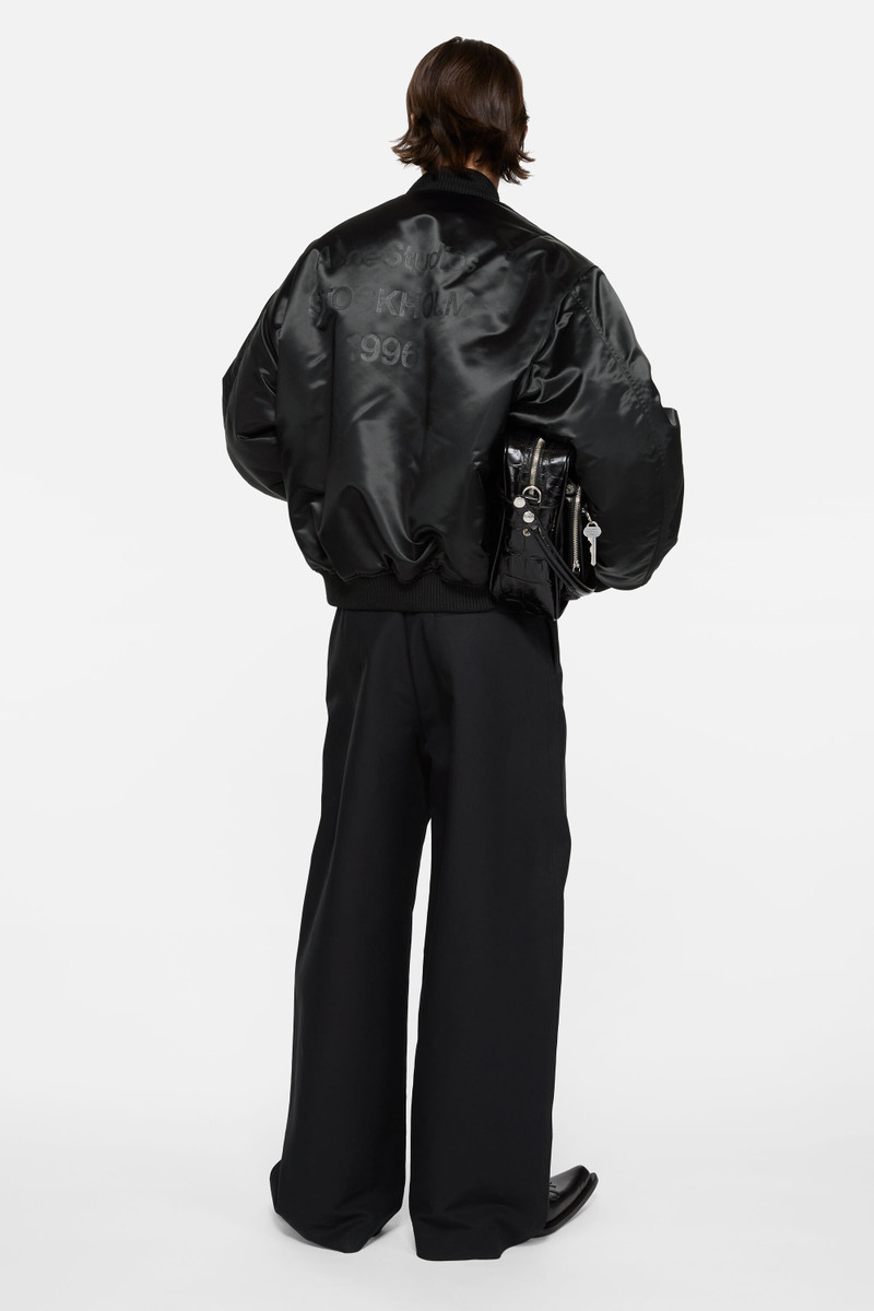 Logo bomber jacket - Black 4