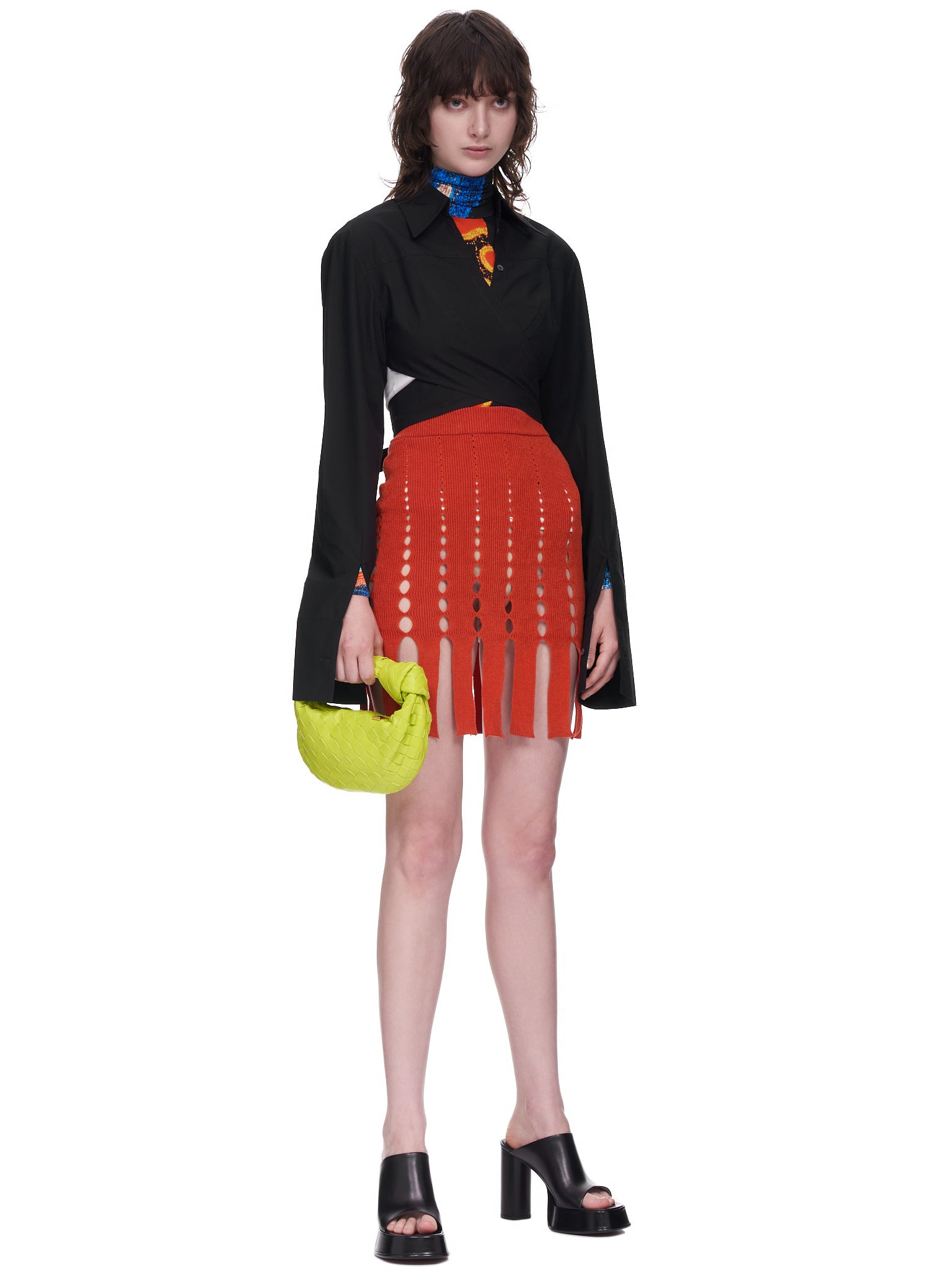 Cutout Mini Skirt - 6