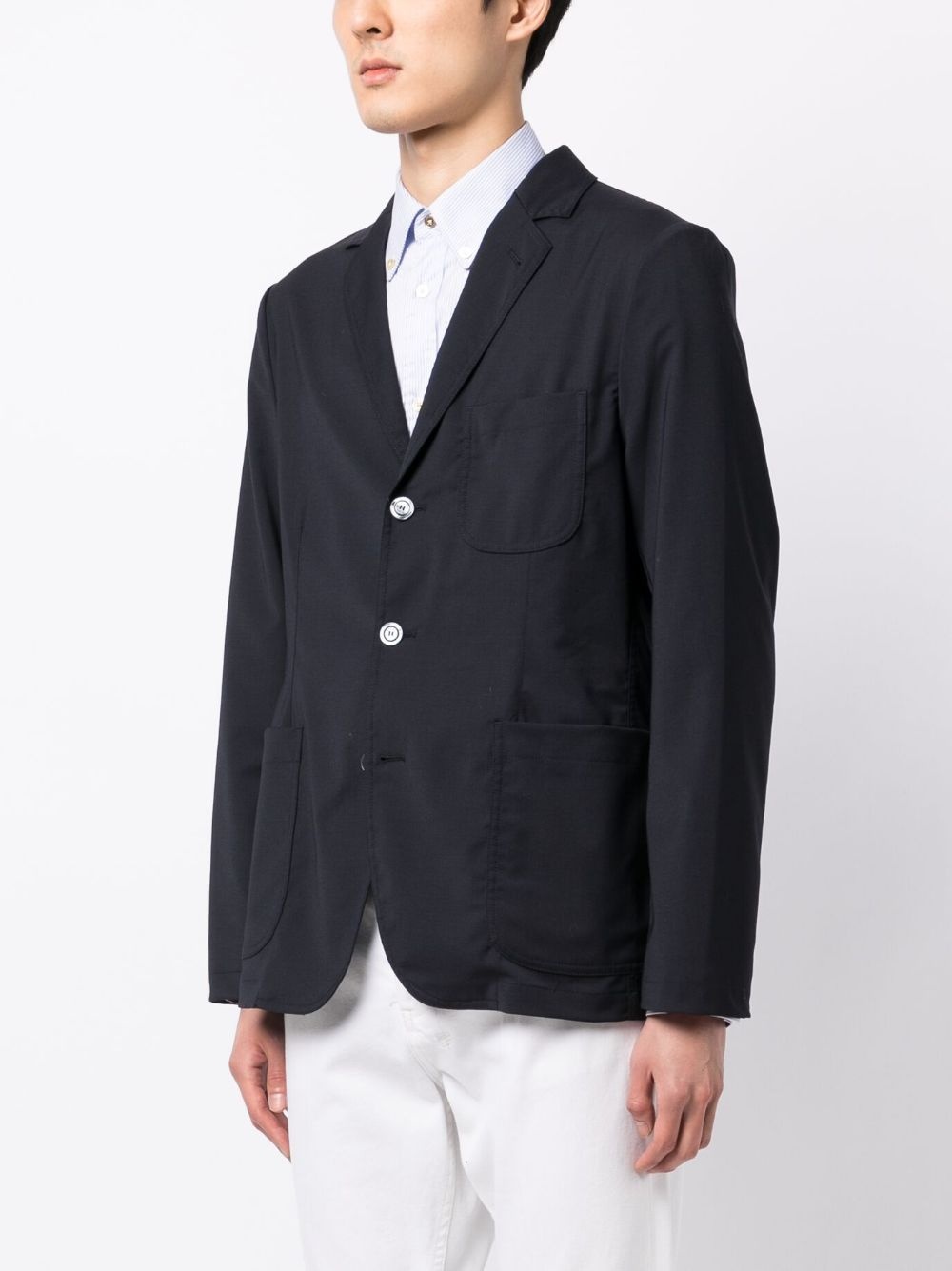 boxy single-breasted jacket - 6